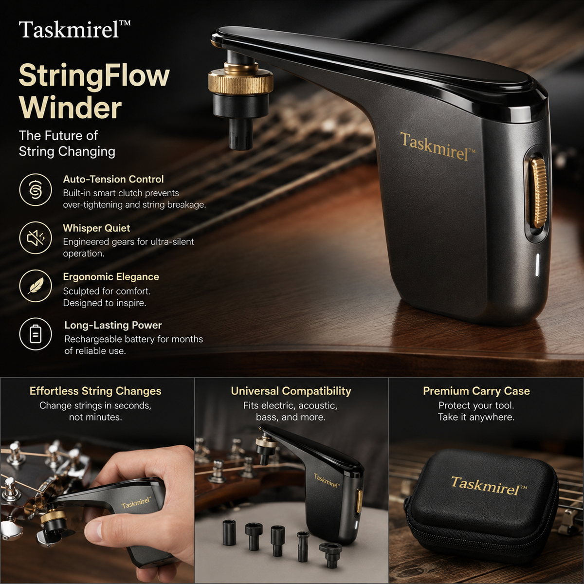 Taskmirel™ SpinFlow String Winder