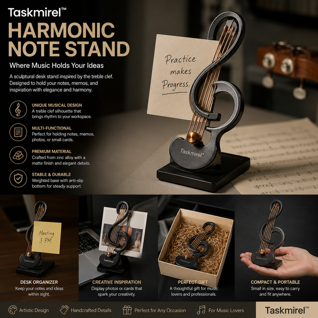 Taskmirel™ Harmonic Note Stand