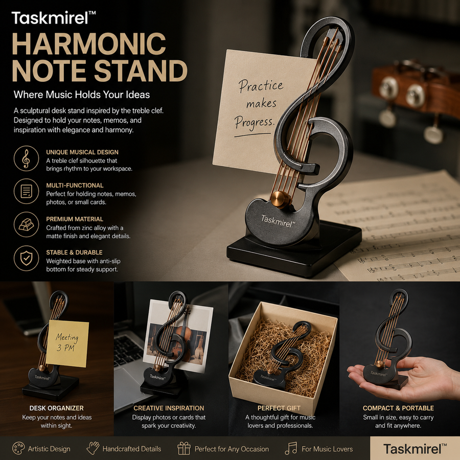 Taskmirel™ Harmonic Note Stand