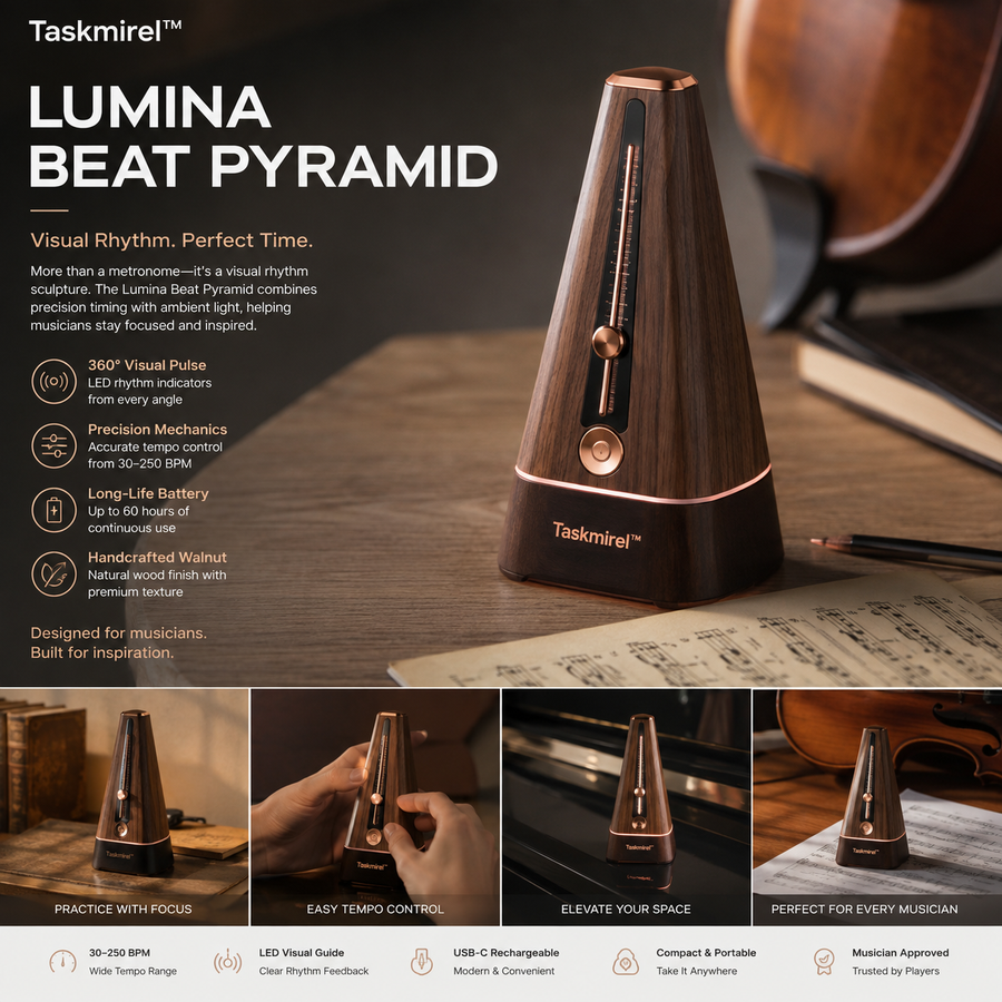 Taskmirel™ Lumina Beat Pyramid