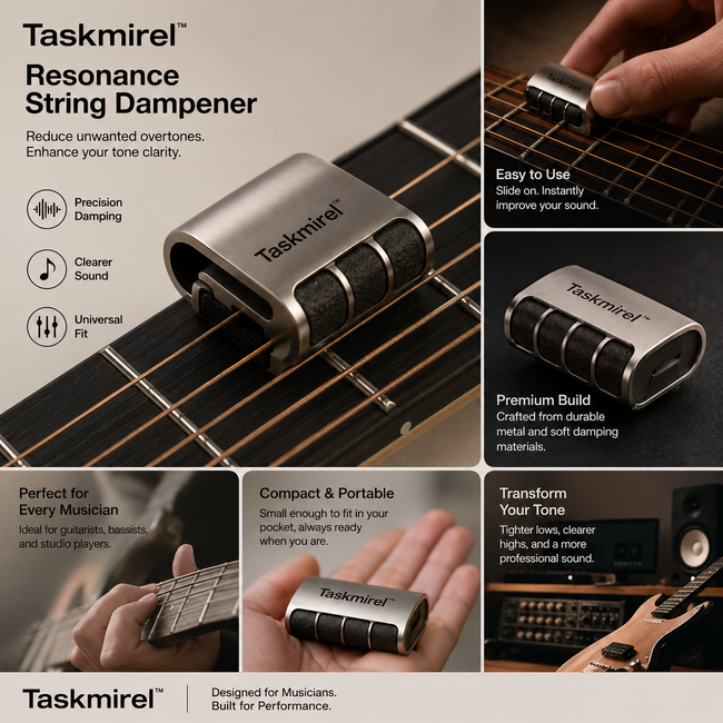 Taskmirel™ StringSilence Fret Clamp